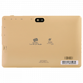 BSNL A-1, Tablet 7 inch, Android 4.4.2, 16GB, 2GB DDR3, Wi-Fi, Quad Core, Dual Camera, Gold